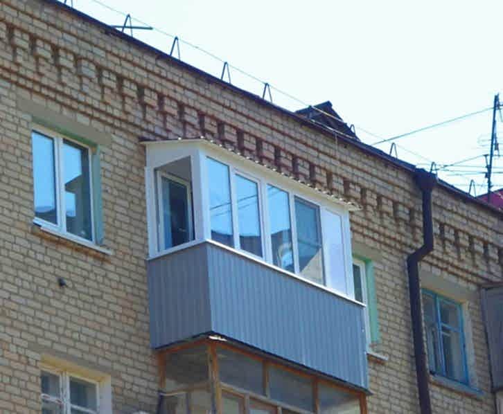 Балкон с крышей в Астаны по низким ценам от Дон Балкон